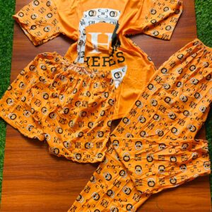 An orange 3-in-1 lounge wear